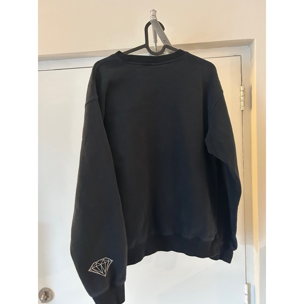 Diamond Supply Co Mens Black Diamant Yachting‎ Graphic Crewneck Sweatshirt Large - Picture 7 of 11